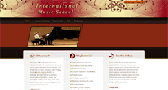 Desktop Screenshot of internationalmusicschool.com