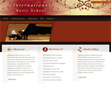Tablet Screenshot of internationalmusicschool.com